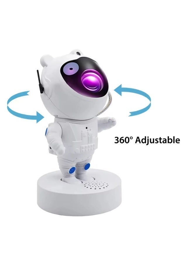 Astronaut Galaxy Projector Night Light with Bluetooth Speaker & Remote – 360° LED Star Nebula Lamp with Timer for Kids & Adults Bedroom, Party & Gaming Room Decor - Image 5