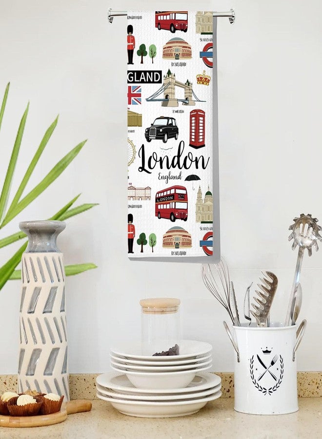 LEVLO London Kitchen Towel - Travel Souvenir Gift England Trip Dish Towels UK Vacation Merchandise - Image 5