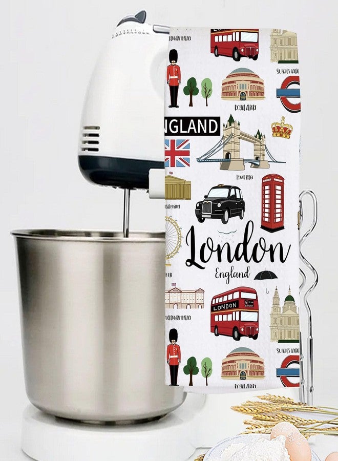 LEVLO London Kitchen Towel - Travel Souvenir Gift England Trip Dish Towels UK Vacation Merchandise - Image 4