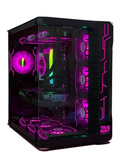 Hyper Nora Gaming PC, Intel Core i7-12700K, RTX 4070 12GB Graphics, 32GB DDR5 RAM, 1TB NVMe SSD, 360mm Liquid Cooler , Window 11 Pro, WiFi+Bluetooth Ready, TrueNort RGB Black MATX Case