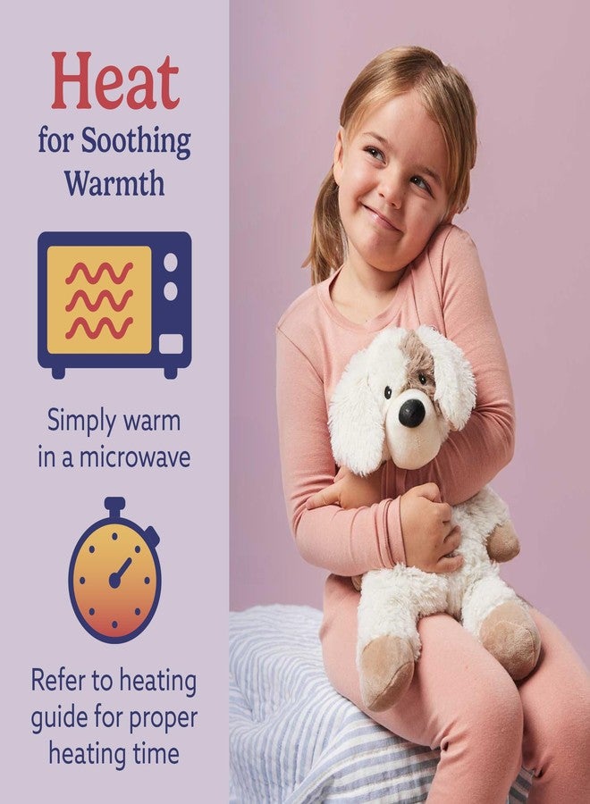 warmies Microwavable & Weighted Stuffed Animals, Puppy - Heated Stuffed Animal Plushie for Warmth & Comfort - Cute Soft Plush Toys for Adults & Children (Boys, Girls, Babies & Toddlers) - Image 4