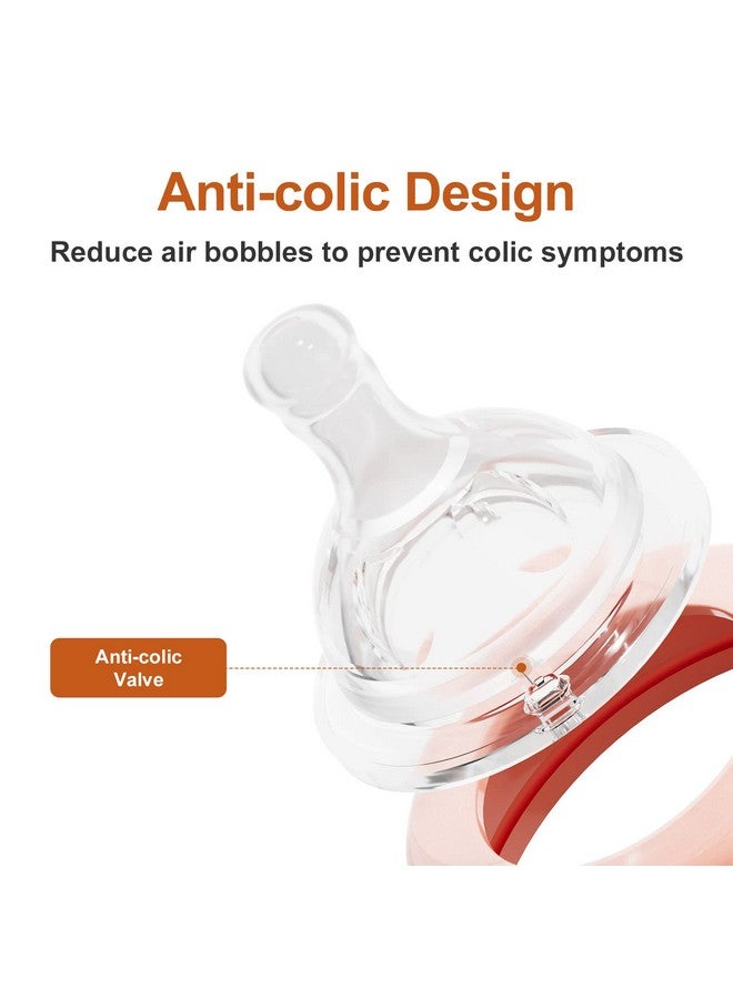 Ncvi Baby Bottles Compatible With Ncvi Breast Pump 8782/87802 Breast Milk Storage Bottles With Nipples And Travel Caps Anticolic Bpa Free 4.7Oz/140Ml 2 Count - Image 3
