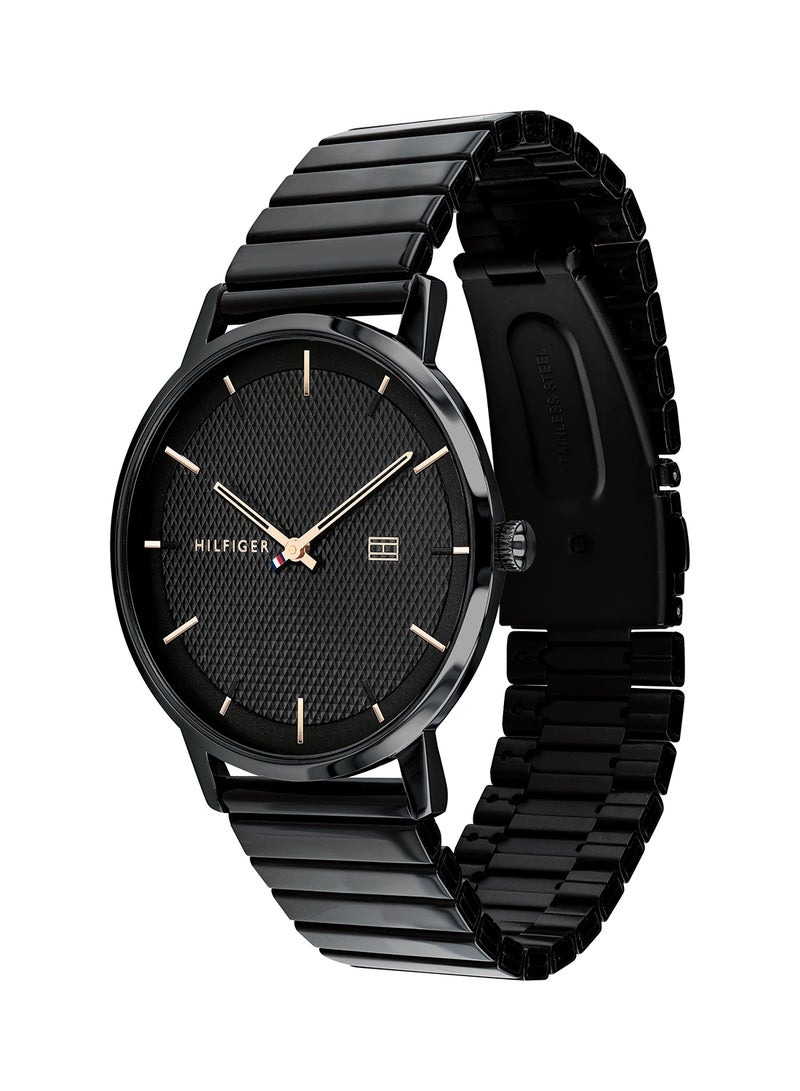 Men's Analog Round Shape Stainless Steel Wrist Watch 1791655 - 40.5 Mm