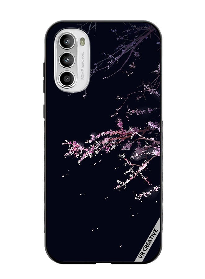 VR CREATIVE Protective Case Cover For Motorola Moto G82 Blossom Tree Design Multicolour - Image 1