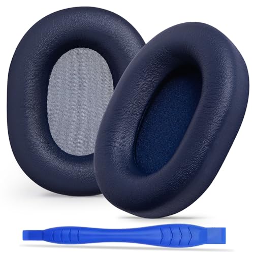 Aurivor Replacement Ear-Pads Cushions for Sony WH-1000XM5 Noise Canceling Headphones, Premium XM5 Ear Covers with Soft Protein Leather, Optimized Memory Foam (Midnight Blue) - Image 1