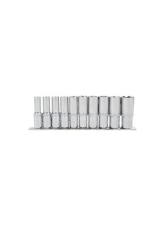 LICOTA 10 PCS 1/2" DR. 6PT FLANK DEEP SOCKET SET 