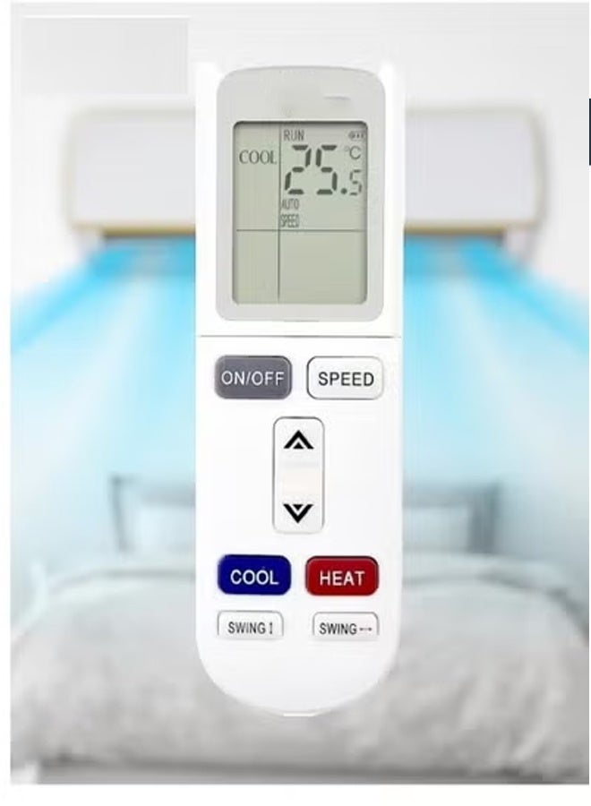 TIGER Air Conditioner Remote Control – Compatible Replacement for YKR-L/101E, YKR-L/102E, YKR-L/103E LCD AC Units | Easy-to-Use, Plug-and-Play Setup, Full Functionality, Long Range – Black - Image 1