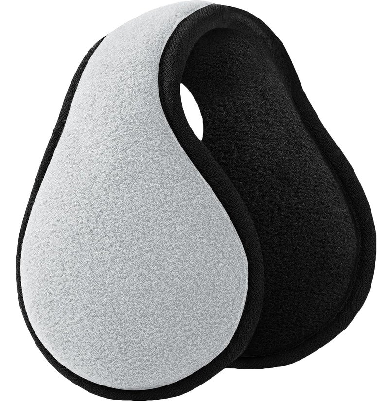 NORTHWIND Winter ear muffs for men, ear muffs for women, ear cover for winter,Behind The Head Style Winter Earmuffs,Foldable ear muff (Grey Black) - Image 1