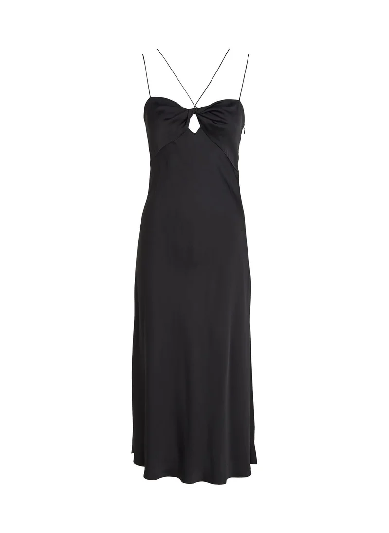 CALVIN KLEIN Strappy Cut Out Detail Dress