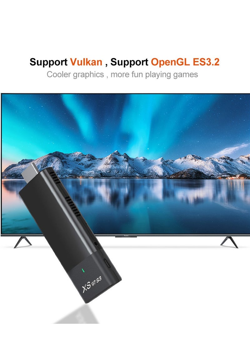 فورتي - التلفزيون عصا 4K الترا عالية الوضوح تدفق وسائل الاعلام جهاز , Allwinner الروبوت 10 مع جهاز التحكم عن بعد تدفق وسائل الاعلام لاعب شبكة , الصفحة الرئيسية وسائل الاعلام لاعب أسود - Image 1