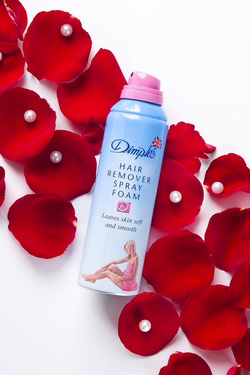 Dimples Hair Removal Spray Foam Rose Fragrance 200 ml - Image 2