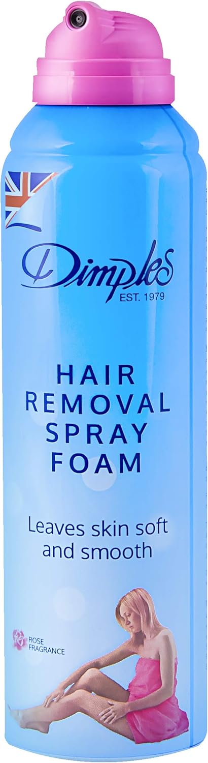 Dimples Hair Removal Spray Foam Rose Fragrance 200 ml - Image 1