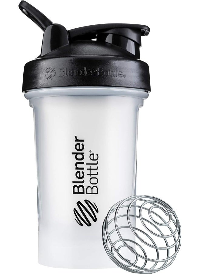 BlenderBottle Blender Bottle Classic V2 Black/Clear 20oz - Image 1