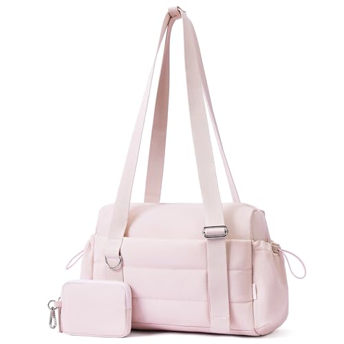ROULENS Small Gym Bag for Women 2 Set Mini Gym Duffle Bag with Wet Compartment and Coin Wallet Gym Tote Bag for WorkoutSportTravel - Image 1