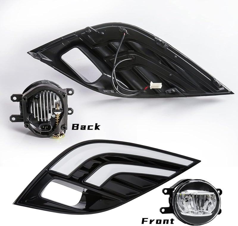 VGETTING Daytime Running Light for Toyota Camry 2018-2020 LED Fog Light Replacement - Image 3