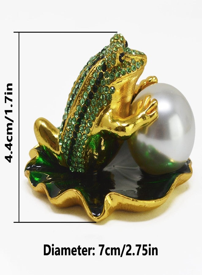 Fengshuibringluck Feng Shui Three Legged Forg with Giant Pearl Statue Fortune Forg Gathering Wealth Good Luck Talisman Home Decor Amulet - Image 2