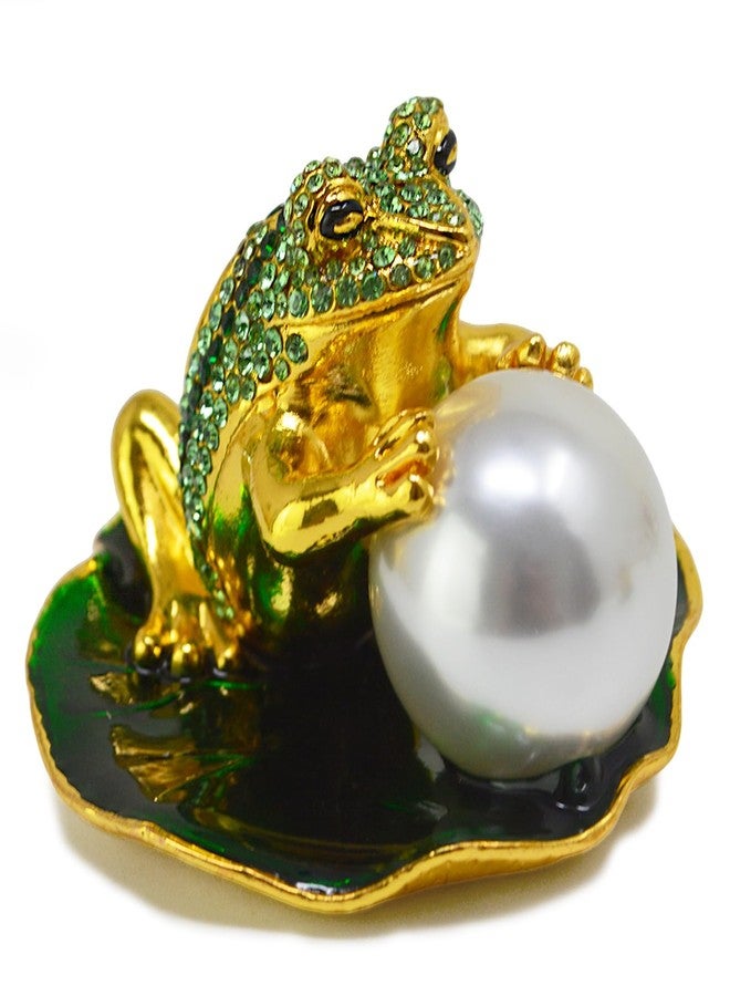 Fengshuibringluck Feng Shui Three Legged Forg with Giant Pearl Statue Fortune Forg Gathering Wealth Good Luck Talisman Home Decor Amulet - Image 1