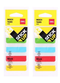 Deli 2-Pack Index Tab 38x51mm Size Multicolour  - Image 1