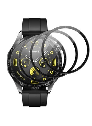 SYOSI 3 Pack Screen Protector for Huawei Watch GT 4 41mm,  3D Curved Full Coverage PET Anti Scratch, High Transparency, Anti fingerprint, Bubble Free Flexible Protector - pzsku/ZF061A7FDA5ADBAABE37DZ/45/_/1708919816/1bb9bc95-b731-4fa7-8baa-27409aadfe58