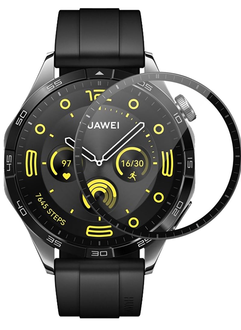 SYOSI 3 Pack Screen Protector for Huawei Watch GT 4 41mm,  3D Curved Full Coverage PET Anti Scratch, High Transparency, Anti fingerprint, Bubble Free Flexible Protector
