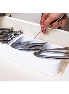 DECOBELLA Five Compartment Drawer Cutlery Organizers Practical  - Image 1
