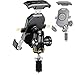 iMESTOU Motorcycle Fork Stem Phone Mount AntiTheft 1 Ball Phone Holder with Double Socket Arm Fits to RAM B Size Components 720 Rotation for 4070 Cellphones - Image 2