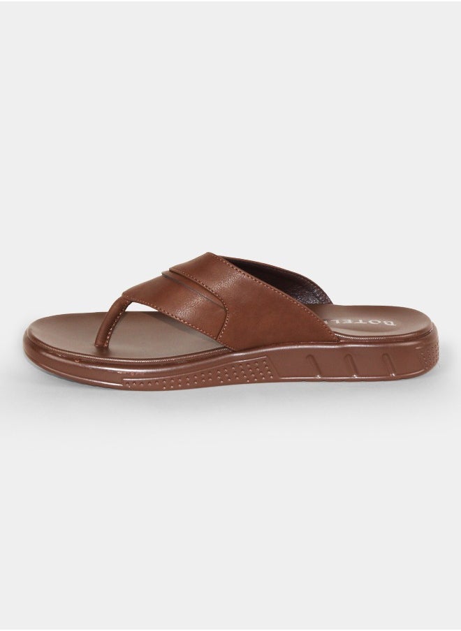 BOTELI Men Sandals Pu Flip Flop Soft Outsole Latest Design Slides Flat Footwear Size 40-45  - Image 4