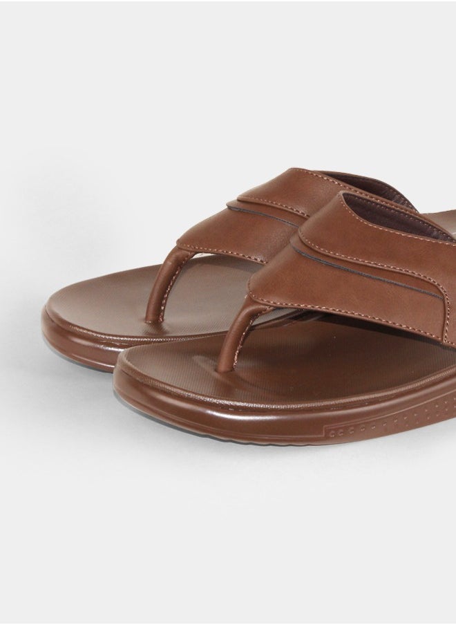 BOTELI Men Sandals Pu Flip Flop Soft Outsole Latest Design Slides Flat Footwear Size 40-45  - Image 2