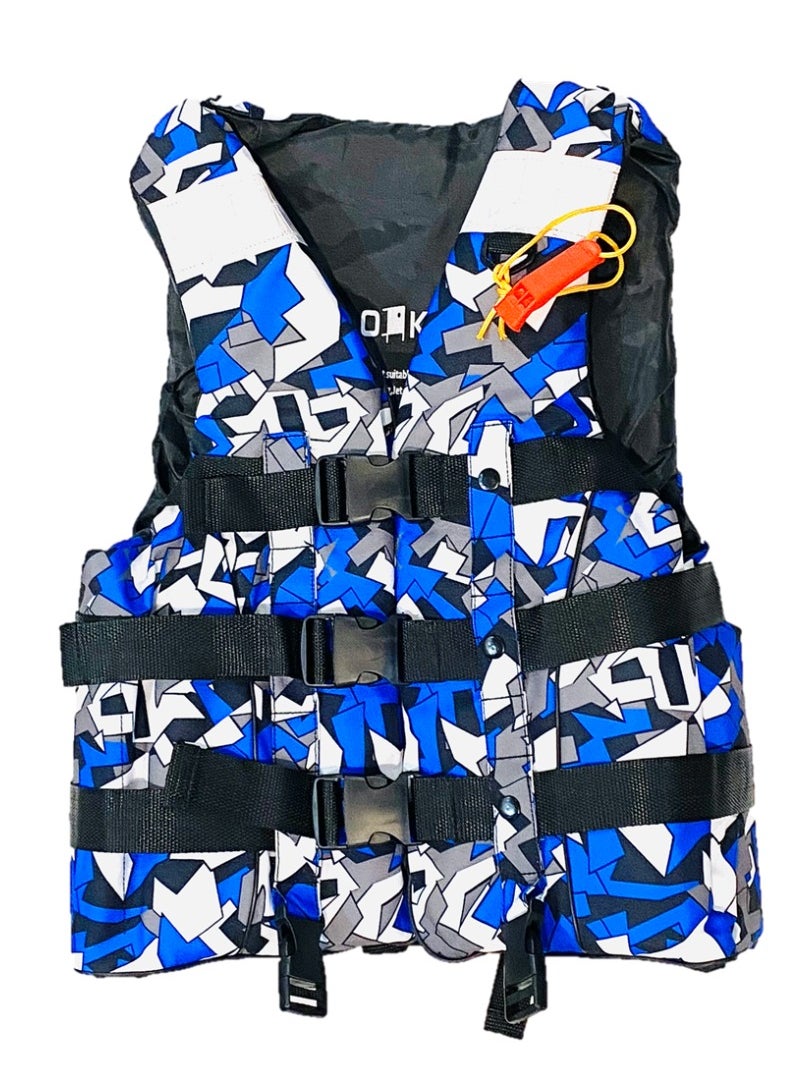oakura - J04 Life Jacket Premium Buoyancy Vest For Adults And Kids Adjustable Fit, Available In 3 Different Mesmerizing Colors And 5 Different Sizes - Image 1