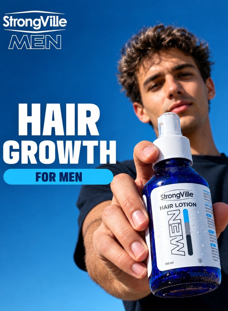 Strongville Men Hair Lotion Spray - 100ml - Image 4