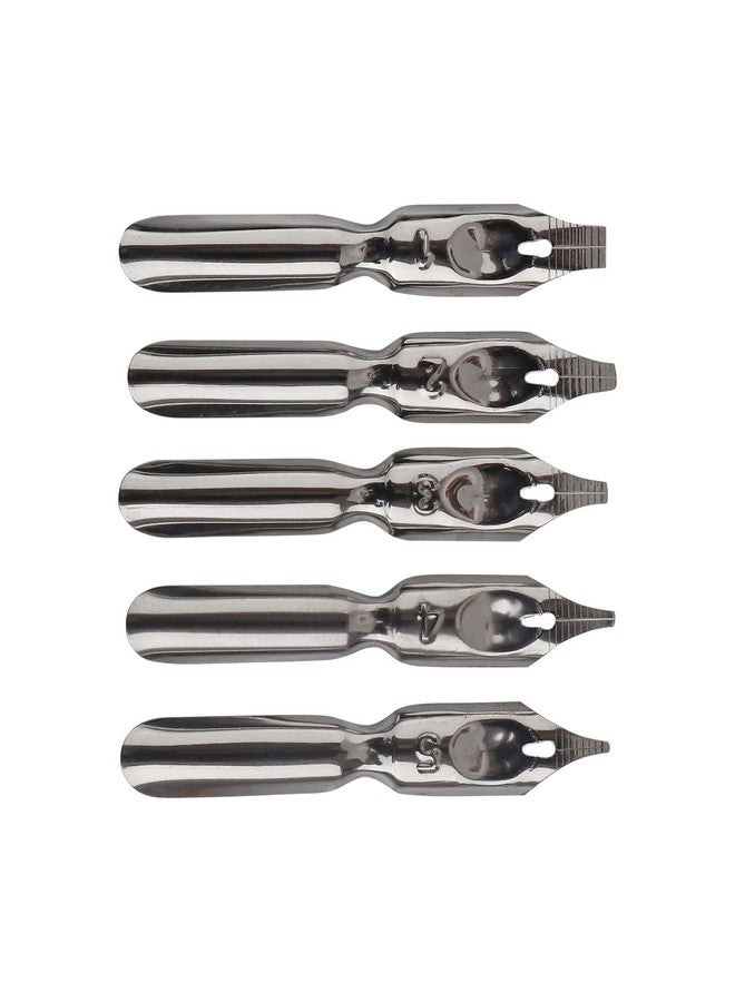 KABEER ART Black Feather Dip Pen Set with 5PCs Nib - Image 3