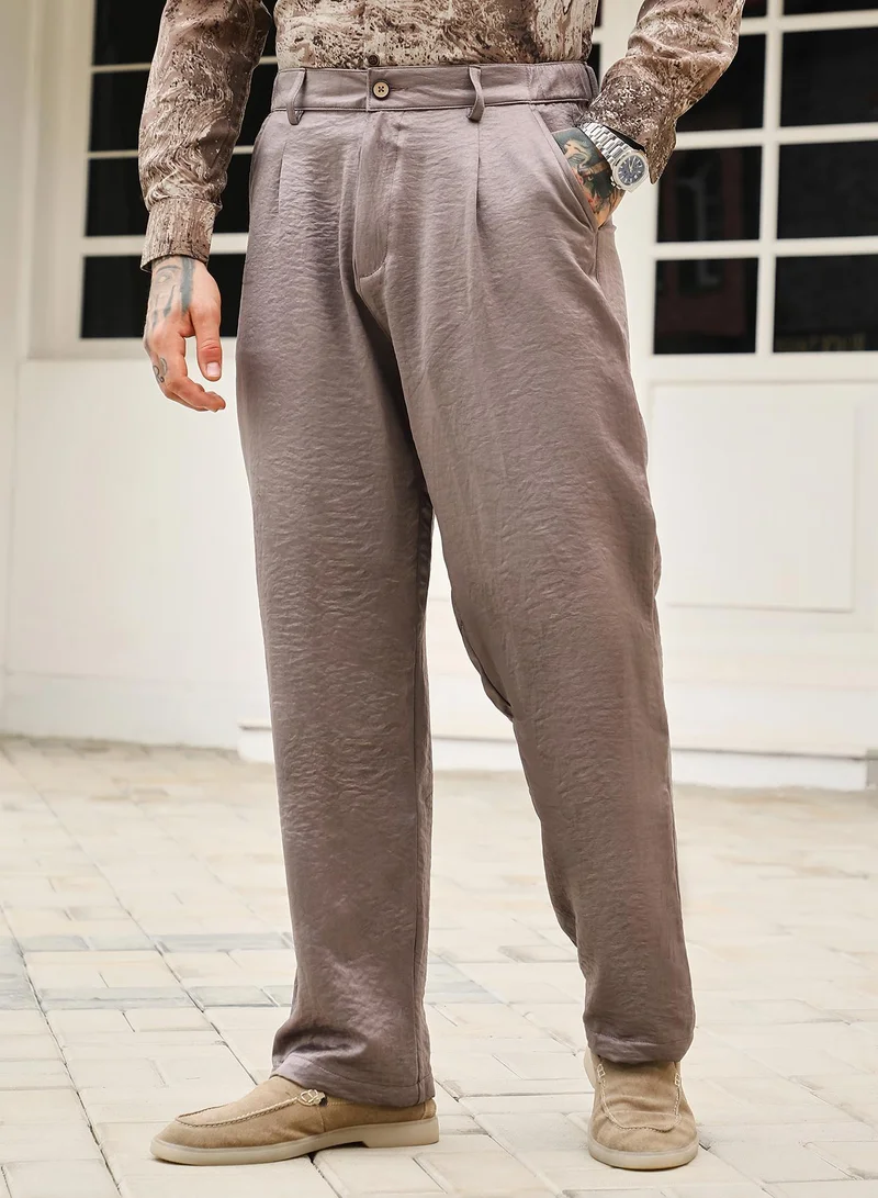 CAHOOT  Lightweight - Creased-Pleated Straight Trousers for Men | Best Price UAE