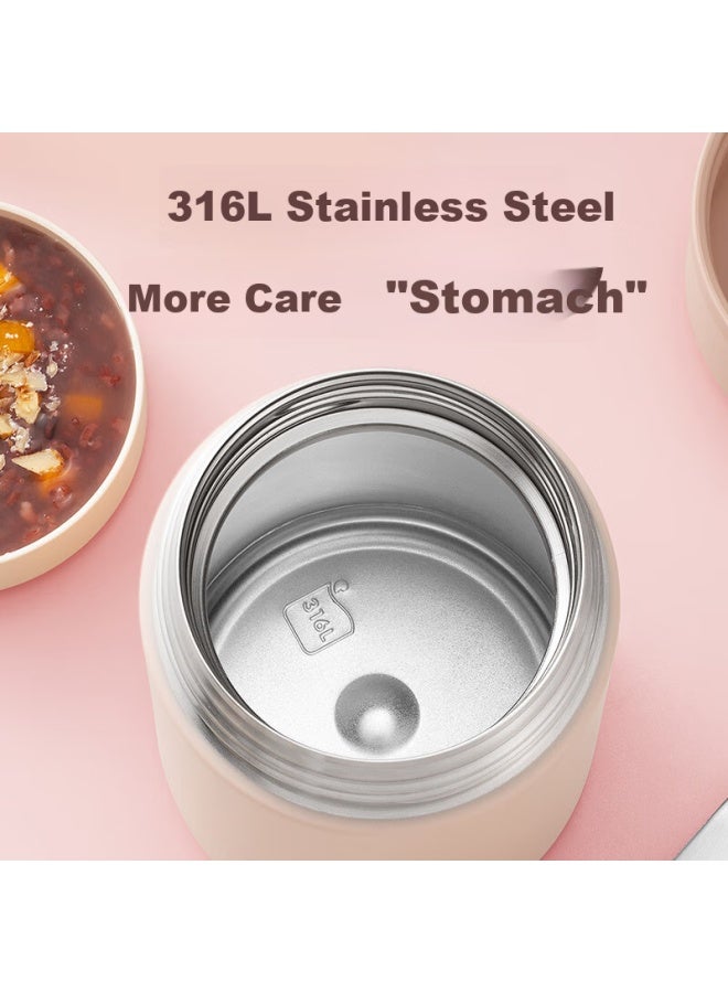 Supor Thermal Food Jar, 316l Stainless Steel Vacuum Insulated Pot, Vacuum Lunch Box For Men And Women, 1000ml Pink - Image 2