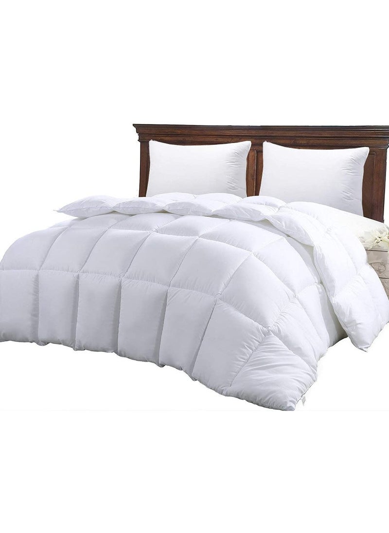 Bezzilish Home Bezzilish Home Classic All Season 5 Star Hotel Single DuvetAc Comforter with Cotton White Stripes Duvet Cover 60 X 90  - Image 5