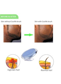 Coolife Ingrown Hair Remover, Razor Bumps Keratosis Pilaris KP Repair Brush, After Shave or Wax Exfoliator for Face, Bikini, Legs, Arms - Fascia, Cellulite Blast Massager Tool for Men and Women  - Image 4