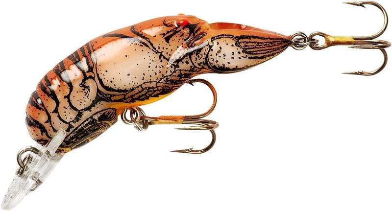 Rebel Teeny Wee Crawfish Fishing Lure - Ditch (Brown) - Image 1