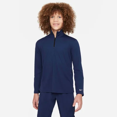 Nike Kids' Dri-FIT UV Long-Sleeve 1/2-Zip Top Multi
