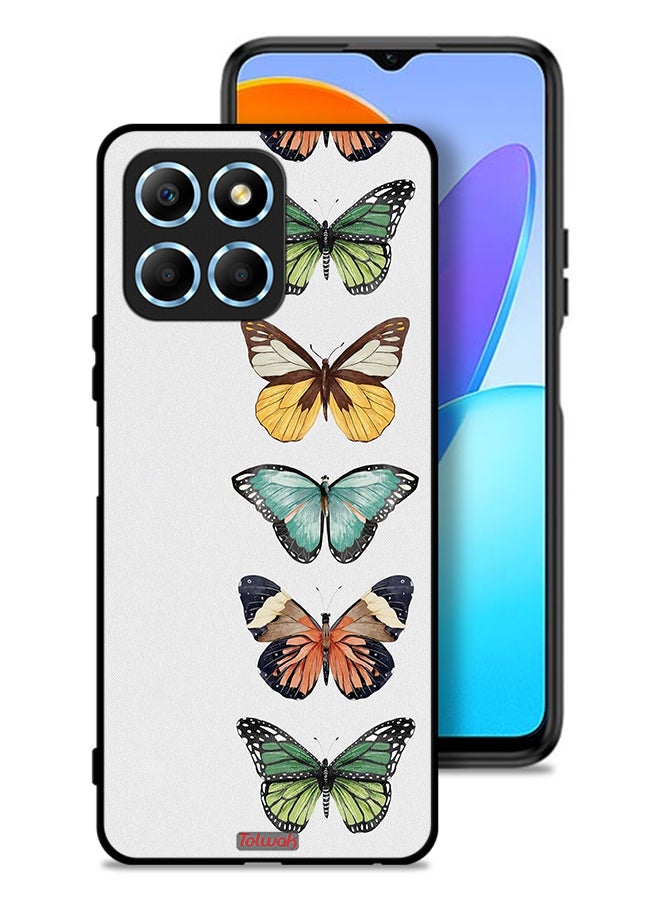 Tolwak Honor X6 Protective Case Cover Four Butterflies - Image 1