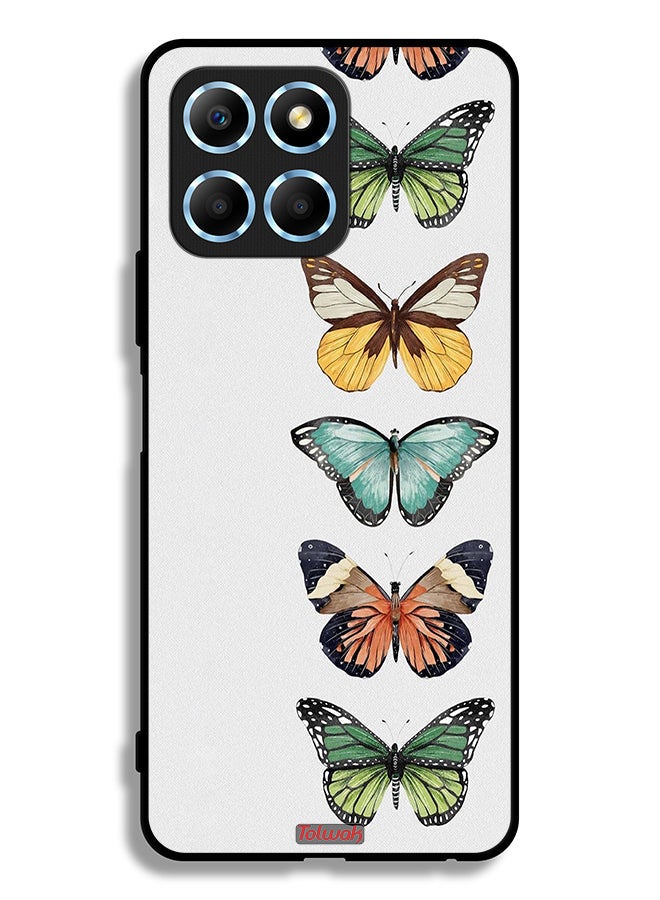 Tolwak Honor X6 Protective Case Cover Four Butterflies - Image 2