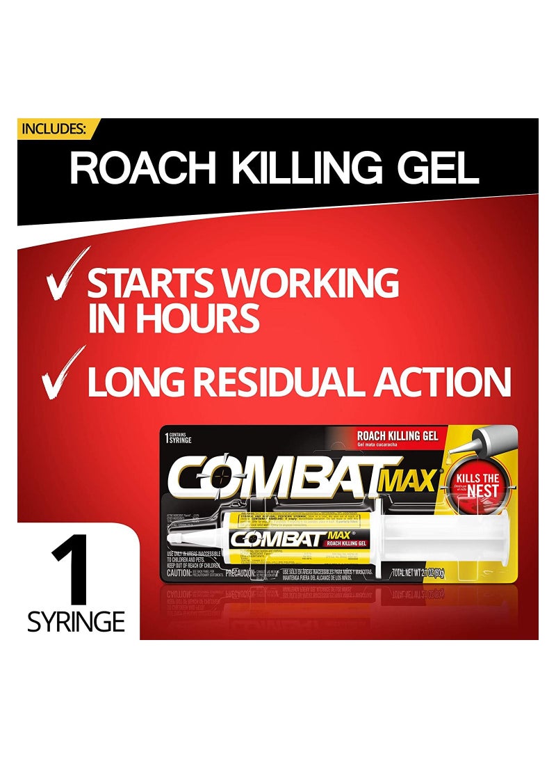 Combat Max Cockroach Killing Gel For Indoor And Outdoor Use - Image 3