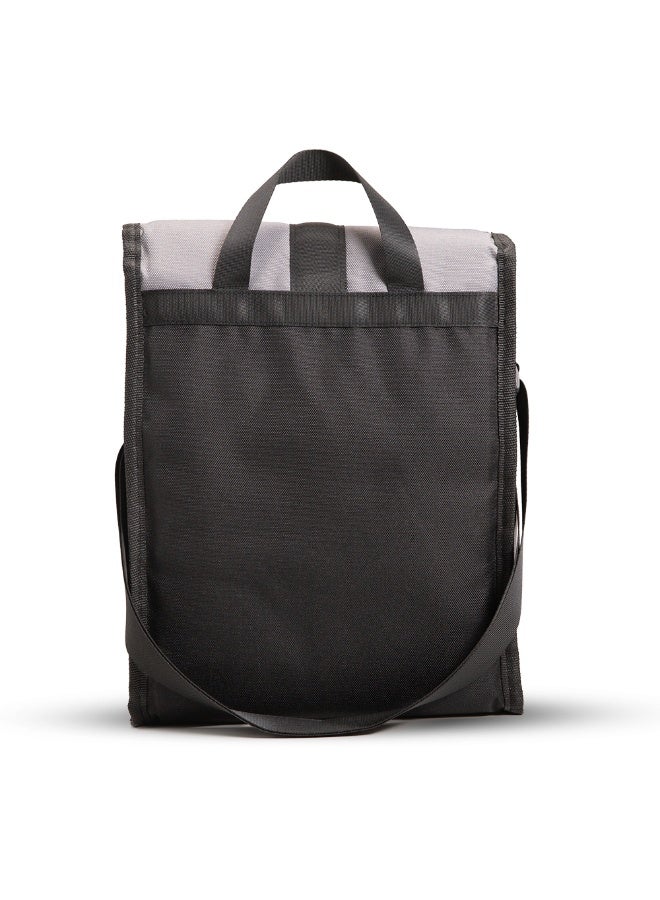 Eazy Kids Lunch Bag – Insulated, Foldable & Stylish (Grey & Black) - Image 4