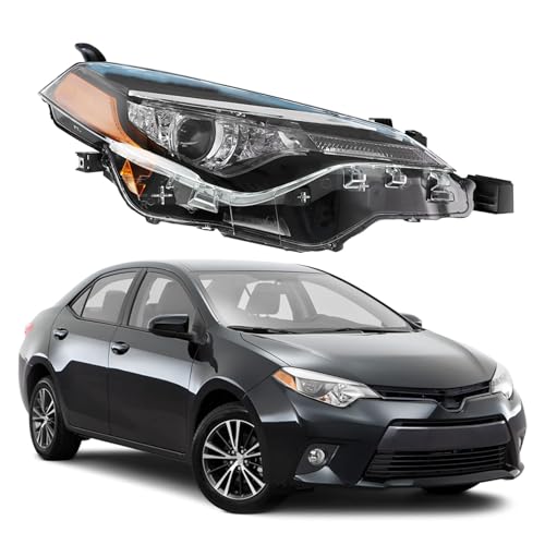 munirater Headlight Assembly for Corolla 2017 2018 2019 L/LE/LE/CE Right Headlamp Passenger Side 81110-02M70 - Image 1