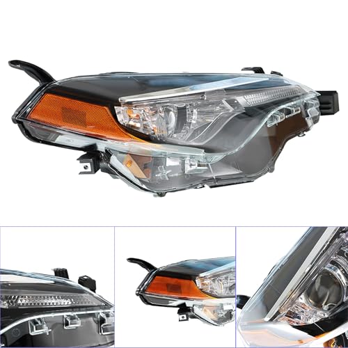 munirater Headlight Assembly for Corolla 2017 2018 2019 L/LE/LE/CE Right Headlamp Passenger Side 81110-02M70 - Image 3