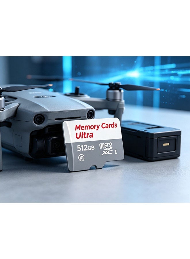 512GB high-end storage card, supporting full HD video, suitable for smartphones, dashcam, action cameras and surveillance cameras. - Image 4