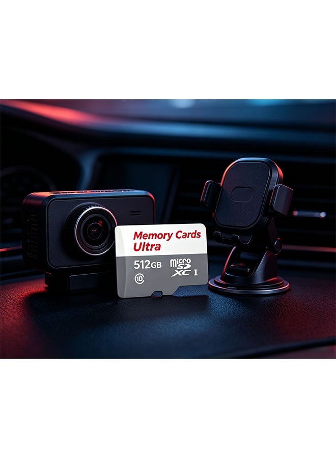512GB high-end storage card, supporting full HD video, suitable for smartphones, dashcam, action cameras and surveillance cameras. - Image 3