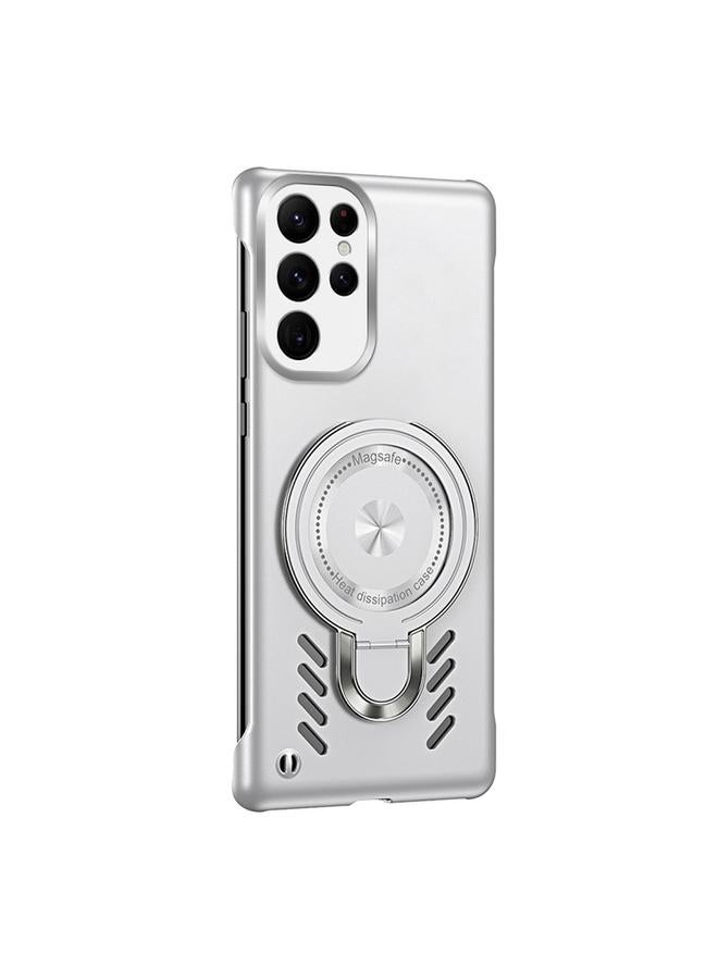 S-TOP Case For Samsung Galaxy S24 Ultra 5G Ice Sense Series Graphene Cooling MagSafe Holder Phone Case - Image 2