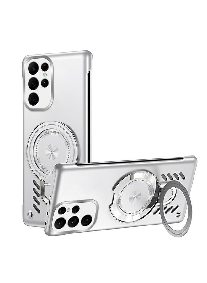 S-TOP Case For Samsung Galaxy S24 Ultra 5G Ice Sense Series Graphene Cooling MagSafe Holder Phone Case - Image 1