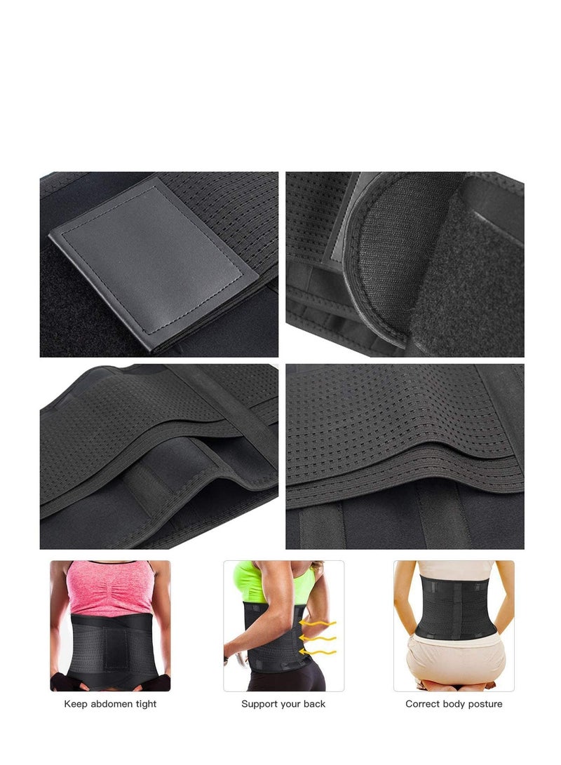 Lumbar Support Belt, Back Brace for Men and Women, Adjustable Back Support Belt, Breathable Support Brace, for Back Pain Relief, Heavy lifting, Herniated Disc for Work for Sport