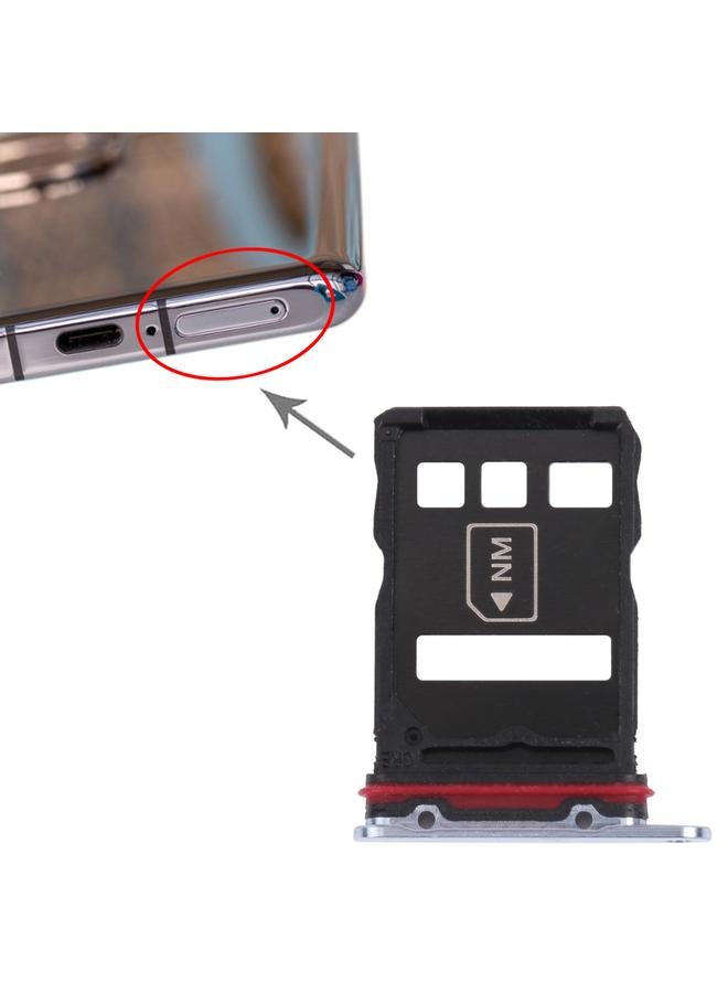 erorex SIM Card Tray + NM Card Tray for Huawei P50 Pro+ (Blue) - Image 4