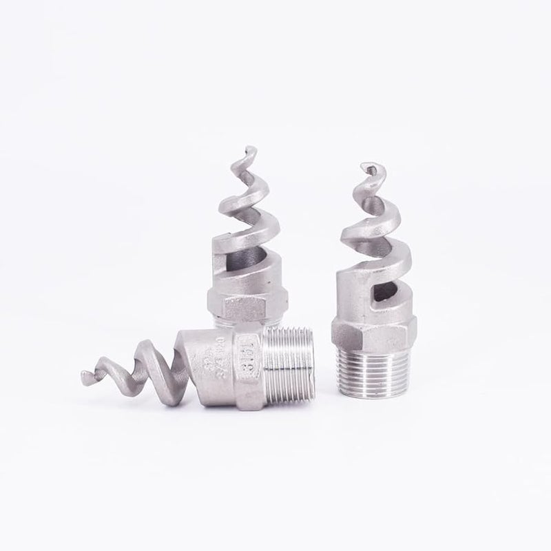 304 Stainless Steel BSPT Male Spiral Cone Misting Spray Nozzle 1 2 Inch Polishing - Image 5